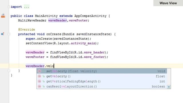 How to Implement Wave View in Android Studio | WaveView | Android Coding смотреть онлайн