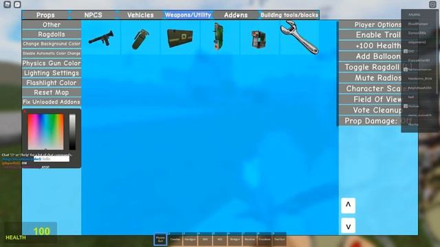 Garry's mod in ROBLOX... (rays mod) смотреть онлайн