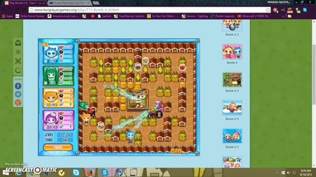 me playing bomb it 6 BEST GAME EVER смотреть онлайн