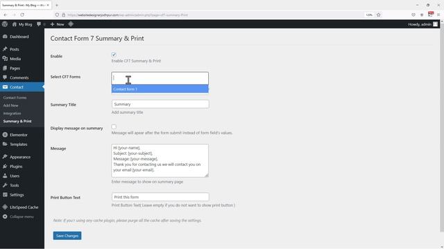 How To Print & Save Contact Form 7 Submissions In WordPress | WordPress Tutorial смотреть онлайн