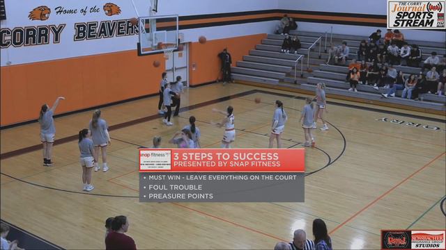 PIAA D-10 GIRLS BASKETBALL CORRY BEAVERS VS CONNEAUT EAGLES смотреть онлайн