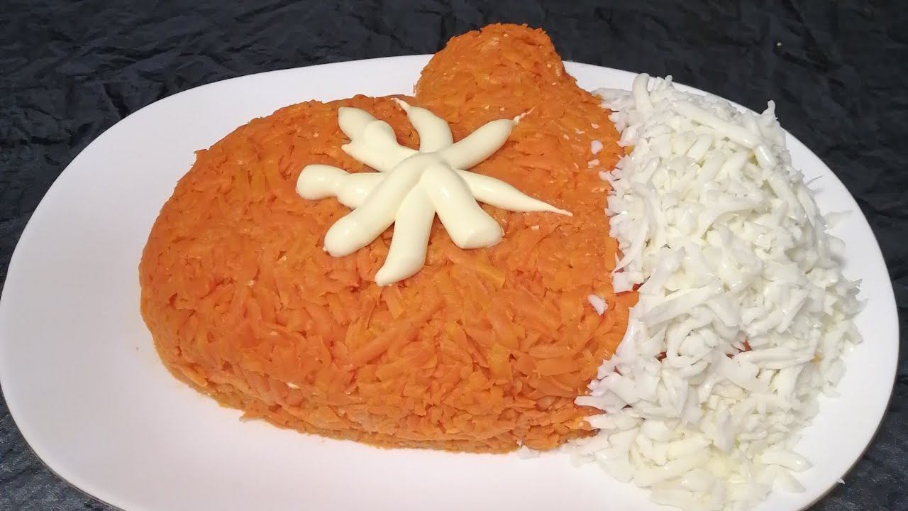 Салат варежка деда мороза. смотреть онлайн