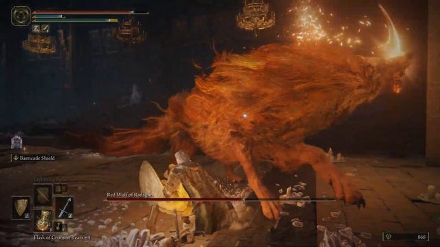 Elden Ring - Red Wolf of Radagon - Longsword + Brass Shield смотреть онлайн