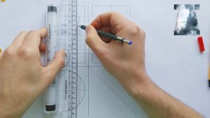 Вырез на цилиндре. Недостающие проекции выреза на теле вращения. Три проекции цилиндра с вырезом.