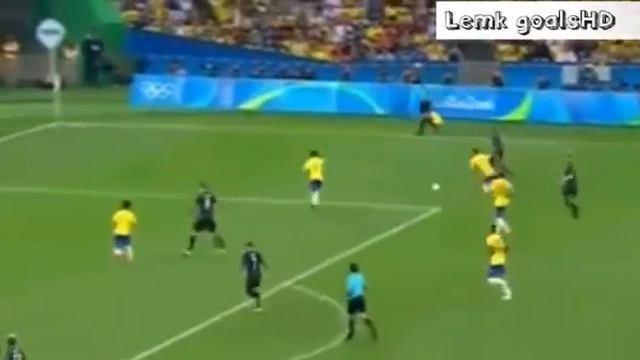 Goal Max Meyer GERMANY 1-1 BRAZIL | Rio final 2016 смотреть онлайн
