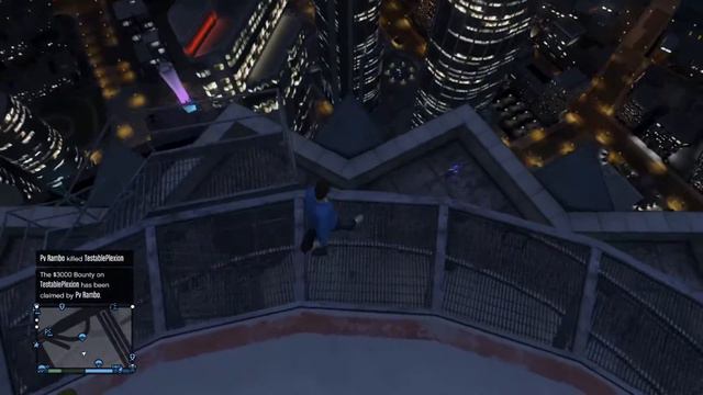 GTA 5 - Top of Maze Bank (falling down) смотреть онлайн