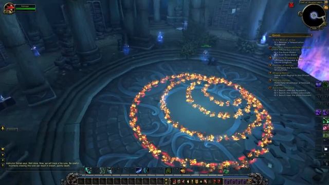 How to draw a Fire Rune for quest - World of Warcraft Legion Beta смотреть онлайн