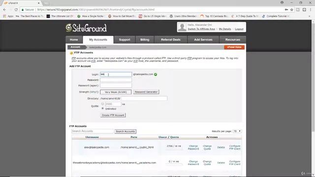[INTERMEDIATE LEVEL] Lesson 2 : How to create an FTP account [The mini Wordpress development course смотреть онлайн