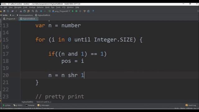 bitwise op most significant bit in kotlin смотреть онлайн