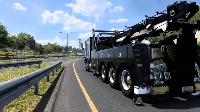 Terminator 2 Wrecker Truck (First Chase): American Truck Simulator