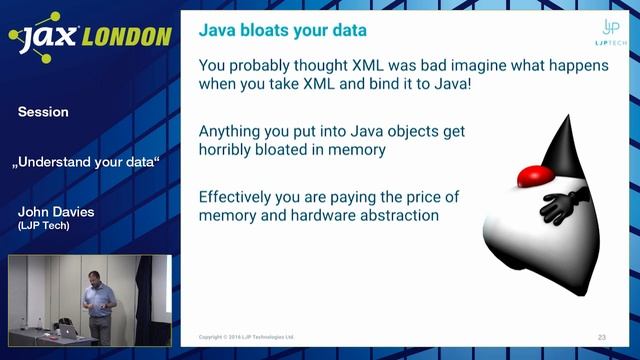 JAX London 2016: John Davies - Understand Your Data смотреть онлайн