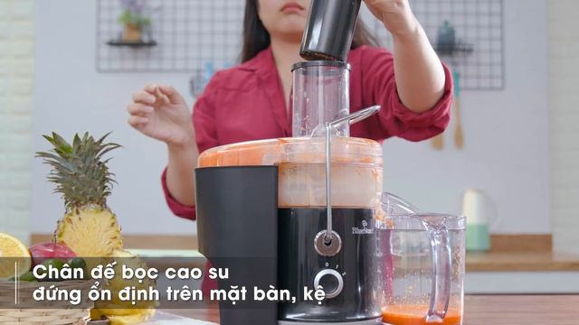 Máy ép trái cây Bluestone: ép trái cây an toàn, ống ép lớn (JEB 6535) • Điện máy XANH смотреть онлайн