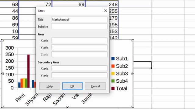 How to give chart title in Libre calc@COMPUTEREXCELSOLUTION смотреть онлайн