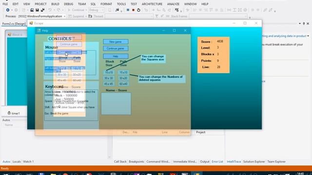 Block'd is Simple game for learn C# and System.Drawing BufferedGraphics. (2015) смотреть онлайн