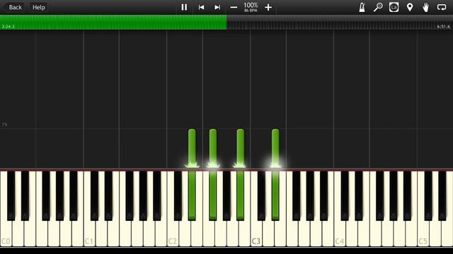 Metallica - Astronomy [Synthesia Tutorial]