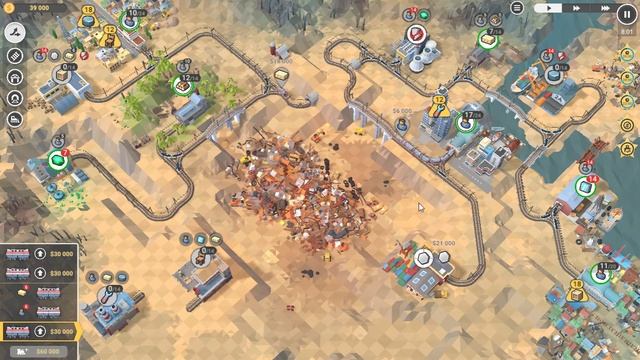 Train Valley 2 - Level 44: The Mountain of Garbage (5 Stars) смотреть онлайн