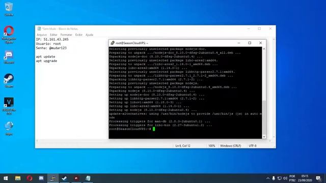 Como instalar o Node.js e NPM no VPS Ubuntu 18.04 смотреть онлайн