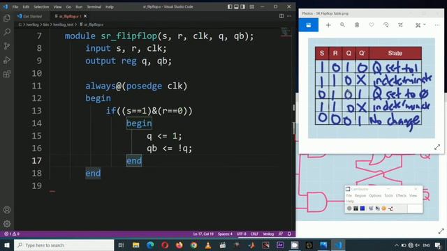 Verilog Operators | How to trigger an always block | SR Flip-Flop Example смотреть онлайн