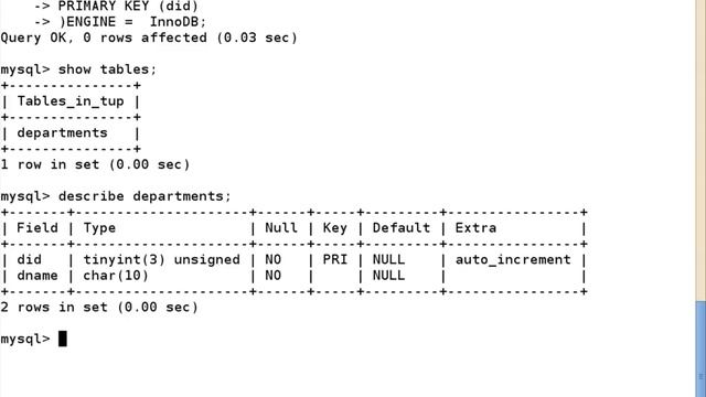Creating Tables in MySQL 5 with Foreign Keys смотреть онлайн