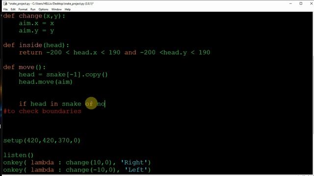 Snake game in Python | Easy Steps | Freegames and Turtles Library смотреть онлайн
