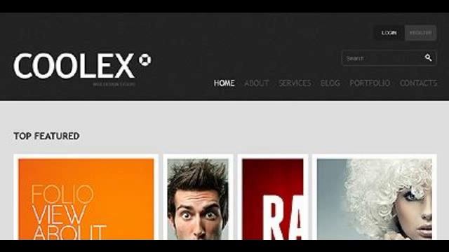 Preview Black _ Grey Design Studio Joomla Template by Cowb смотреть онлайн