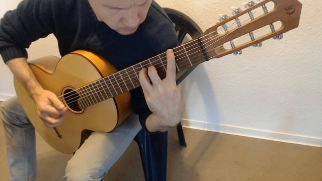 Ой, то не вечер - на семиструнной гитаре. Russian folk song, Russian Guitar (7 Strings) смотреть онлайн