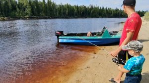 Рыбалка на реке в хмао