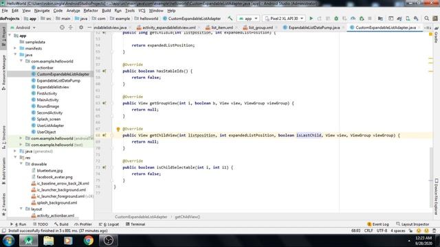 How to Create ExpandableListView in Android studio | Expandable ListView in Android - Tutorial смотреть онлайн