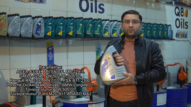 Q8 Oils 5W-40 parametrləri смотреть онлайн