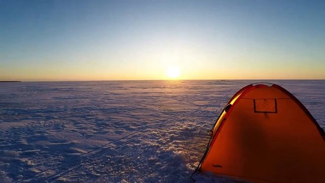 Плотва. Зимняя Ладога. Рыбалка в Полнолуние. смотреть онлайн