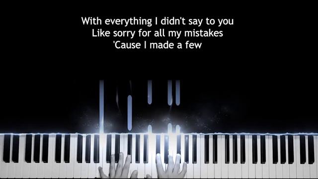 Everything I didn't say - Ella Henderson (Original Key Karaoke) - Piano Instrumental Cover & Lyrics смотреть онлайн