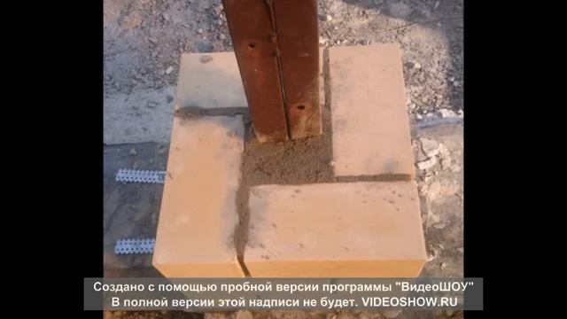 Забор с кирпичными столбами смотреть онлайн