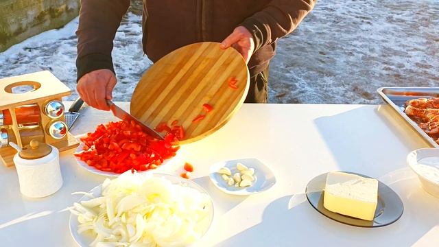 Такой вкусной курицы в казане на костре я еще не ел!#курица#мясо#казан# смотреть онлайн