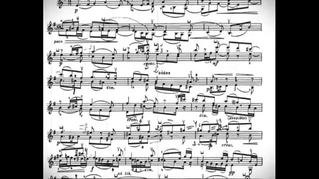 Javid ASADOV Live: E. Ysaye - Sonata No 2 (Malinconia) (with Score)