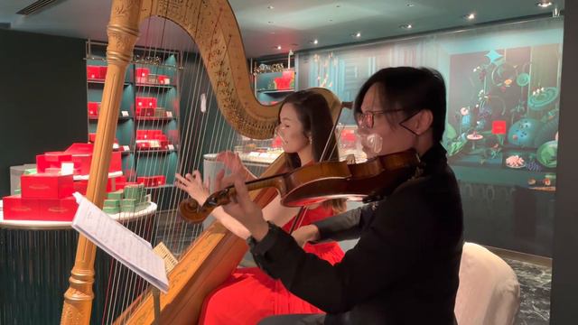 Last Christmas - Harp & Violin Duet смотреть онлайн