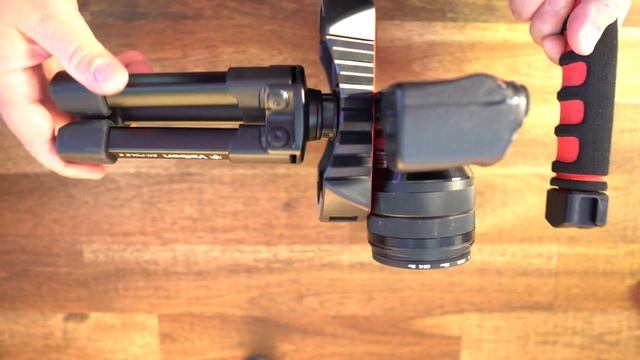 U Grip Pro Camera Handheld Stabilizer with 3 shoe mounts смотреть онлайн