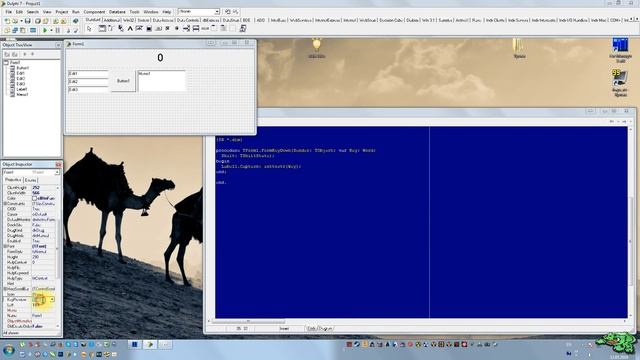 Программирование в DELPHI №3 ("А что нажато?" узнаем код клавиши) смотреть онлайн