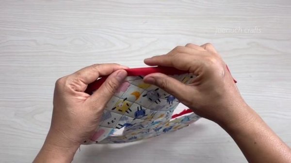 Diy sewing project | Diy easy sewing mini fabric basket