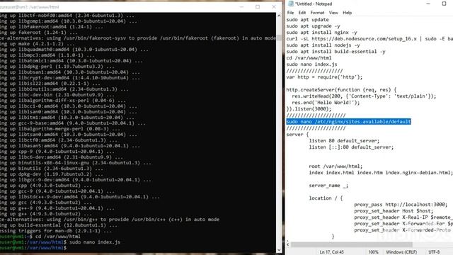 Deploy Nodejs application and Add Custom Domain to VM in Azure #MoogleLabs смотреть онлайн