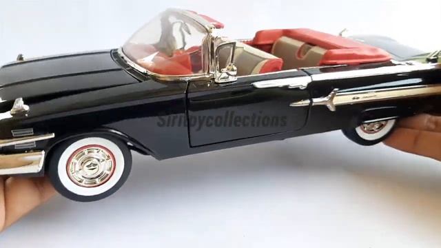 1960 Chevrolet impala convertible 1: 18 scale Model Unboxing Diecast Car смотреть онлайн