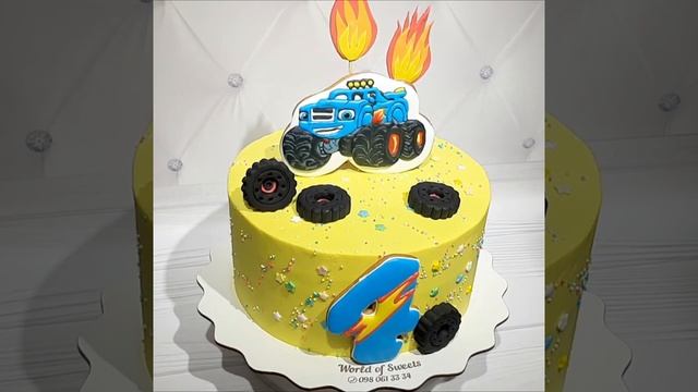 Видео оформление торта Вспыш и чудо машинки смотреть онлайн