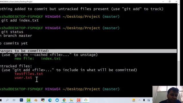 Lec 3 - Putting files from working directory to local repo смотреть онлайн