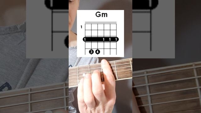 Аккорд Gm (Соль минор) #shorts смотреть онлайн