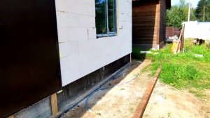 Утепление цоколя из газобетона