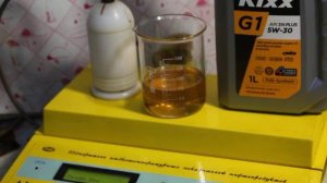 Масло Kixx G1 5W-30 API SN Plus проверка CCS при.. -30гр.