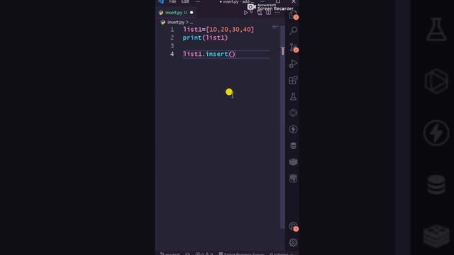 #4.1 how to append the item to list in python using insert method смотреть онлайн