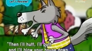 Три поросенка. Сказка на английском языке с субтитрами.