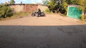 Yamaha XV1600 Road Star. Стоковый выхлоп vs прямоток. Wild Hog.