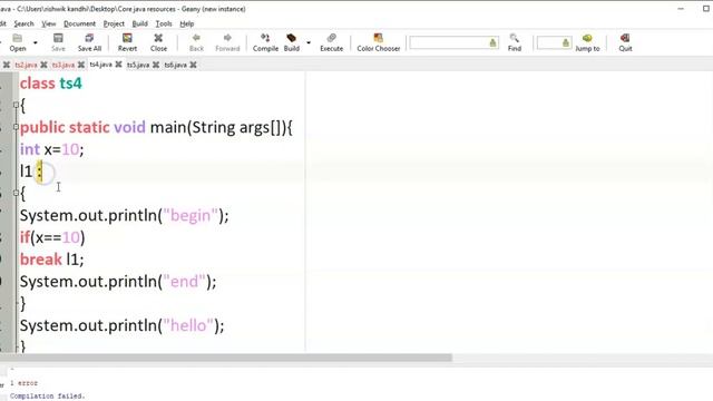 Break Continue | Java Programming GeeksforGeeks смотреть онлайн