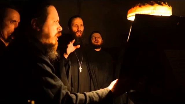 Валаам   Хор братии   103 псалом знаменный распев с исоном